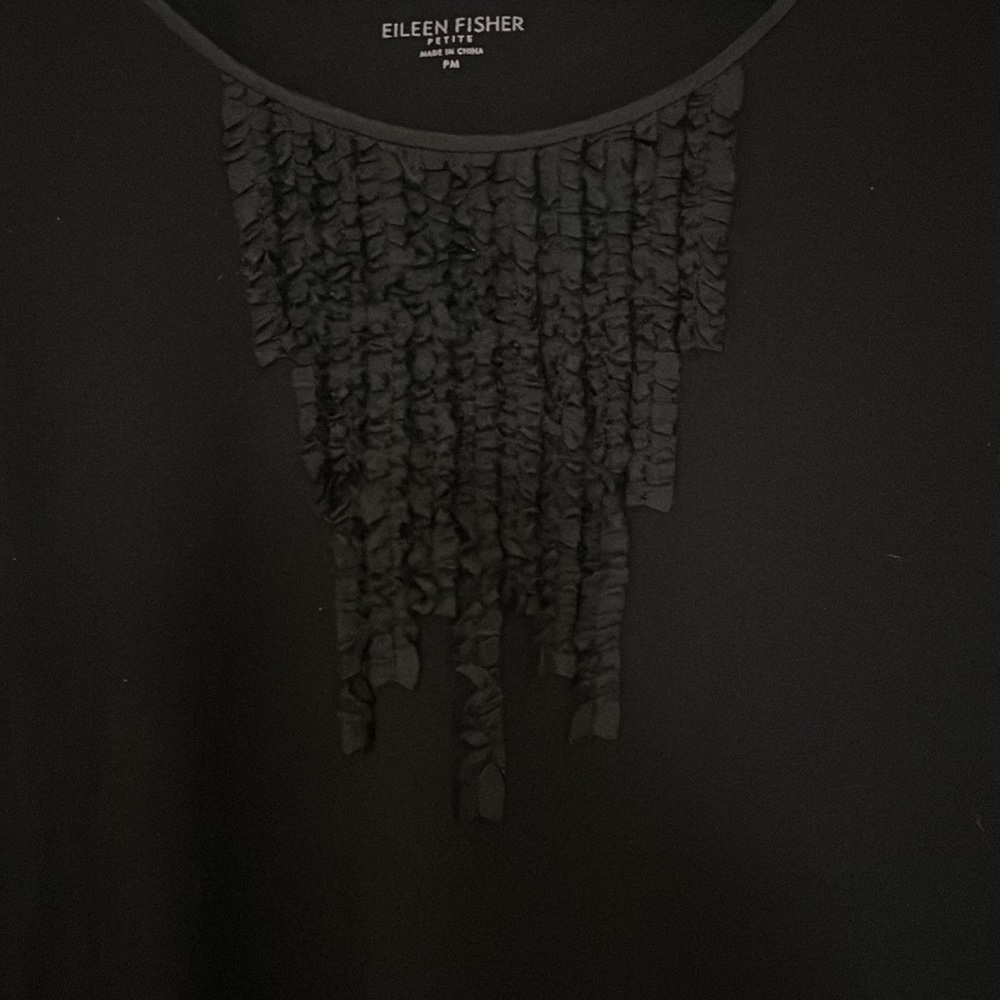 Eileen Fisher MP Black Dress - Picture 3 of 4